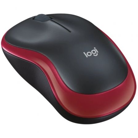 Logitech M185 Ratón Inalámbrico Ambidextro Rojo/Negro Logitech M185 Ratón Inalámbrico Ambidextro Rojo/Negro